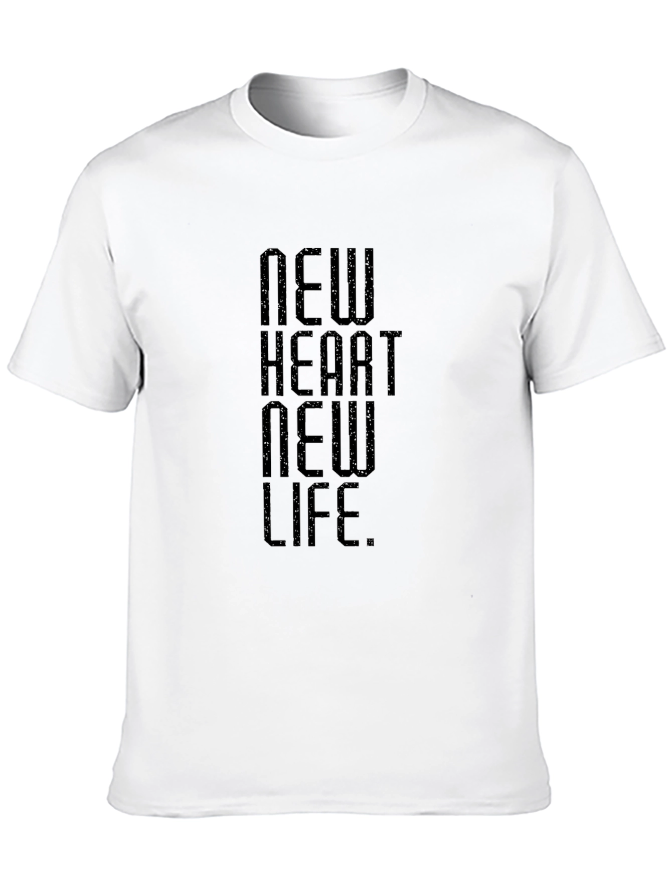 New Heart New Life Graphic Tee - Black