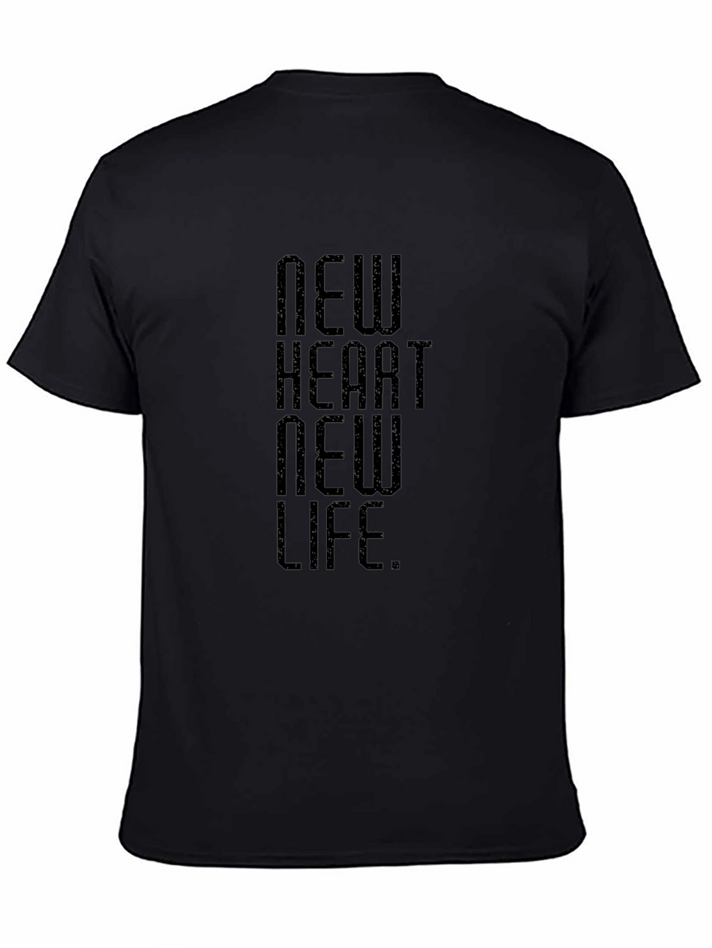 New Heart New Life Graphic Tee - Black