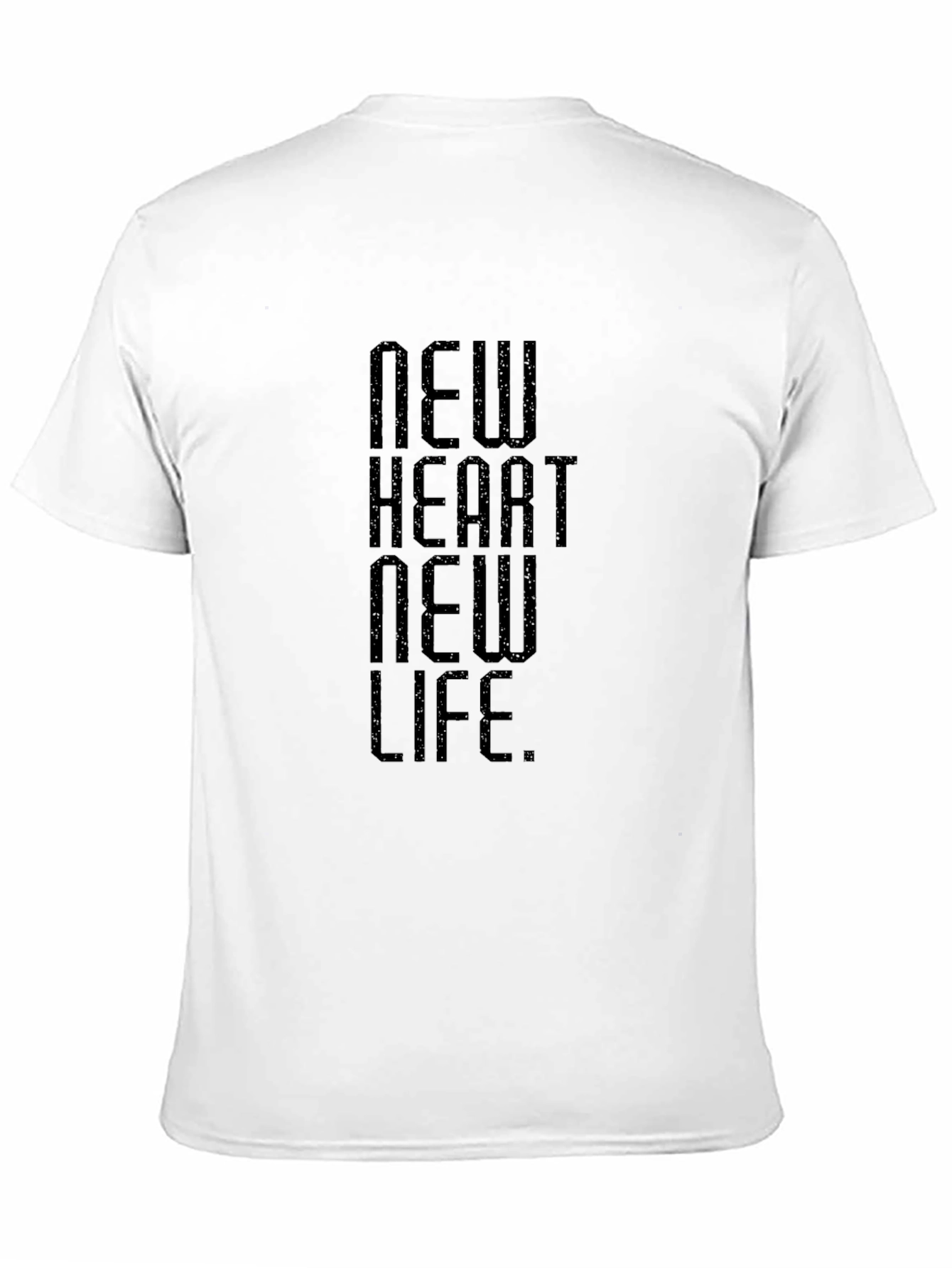 New Heart New Life Graphic Tee - Black