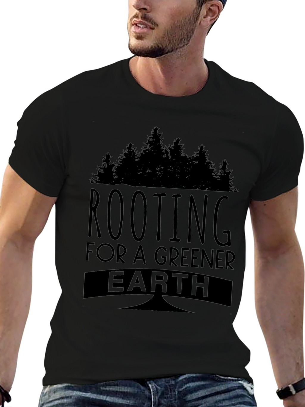 Rooting for a Greener Earth Graphic Tee
