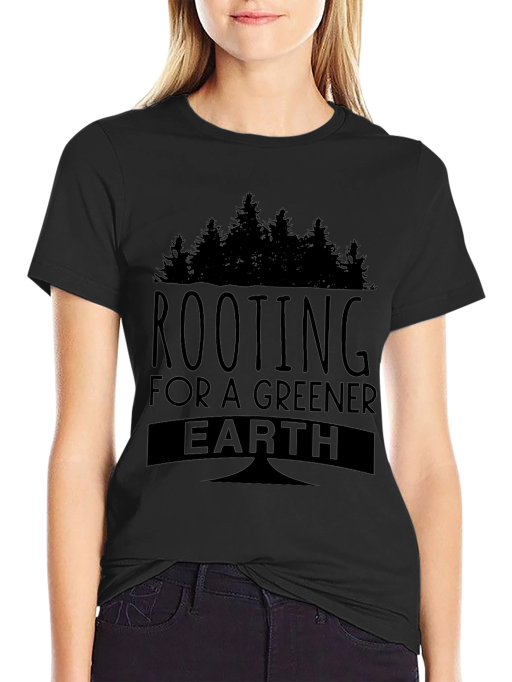 Rooting for a Greener Earth Graphic Tee