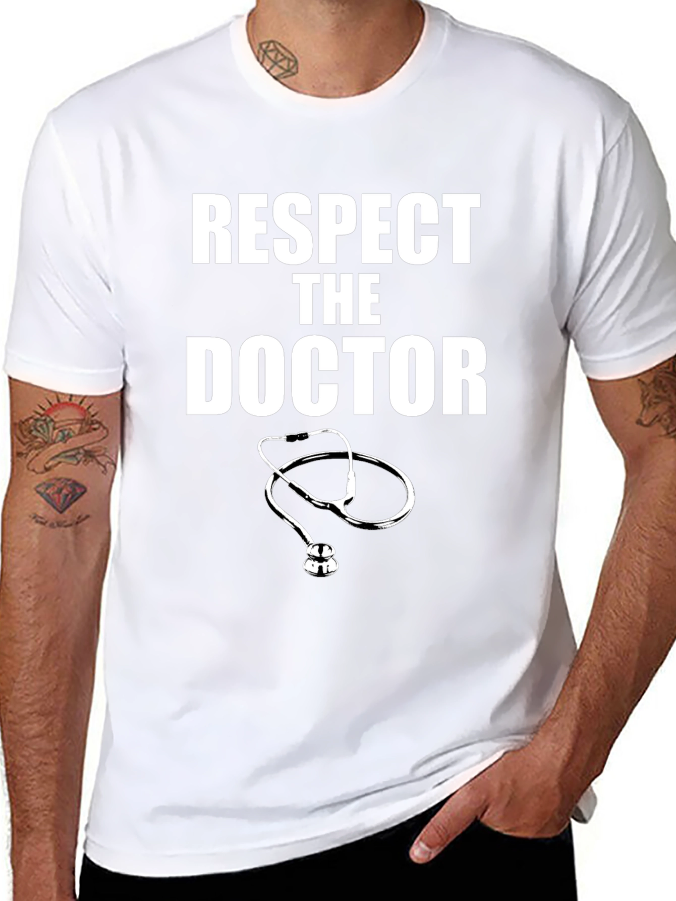 Respect The Doctor T-Shirt - Medical Professional Appreciation