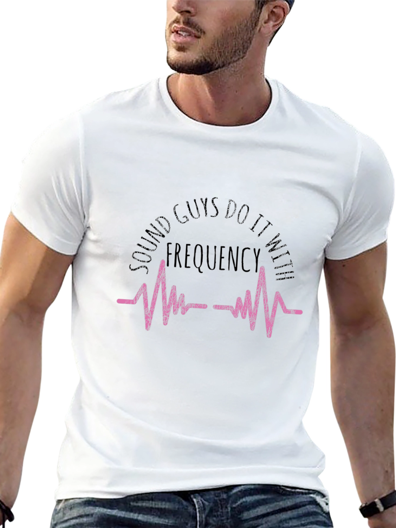 Sound Guys Frequency Black T-Shirt