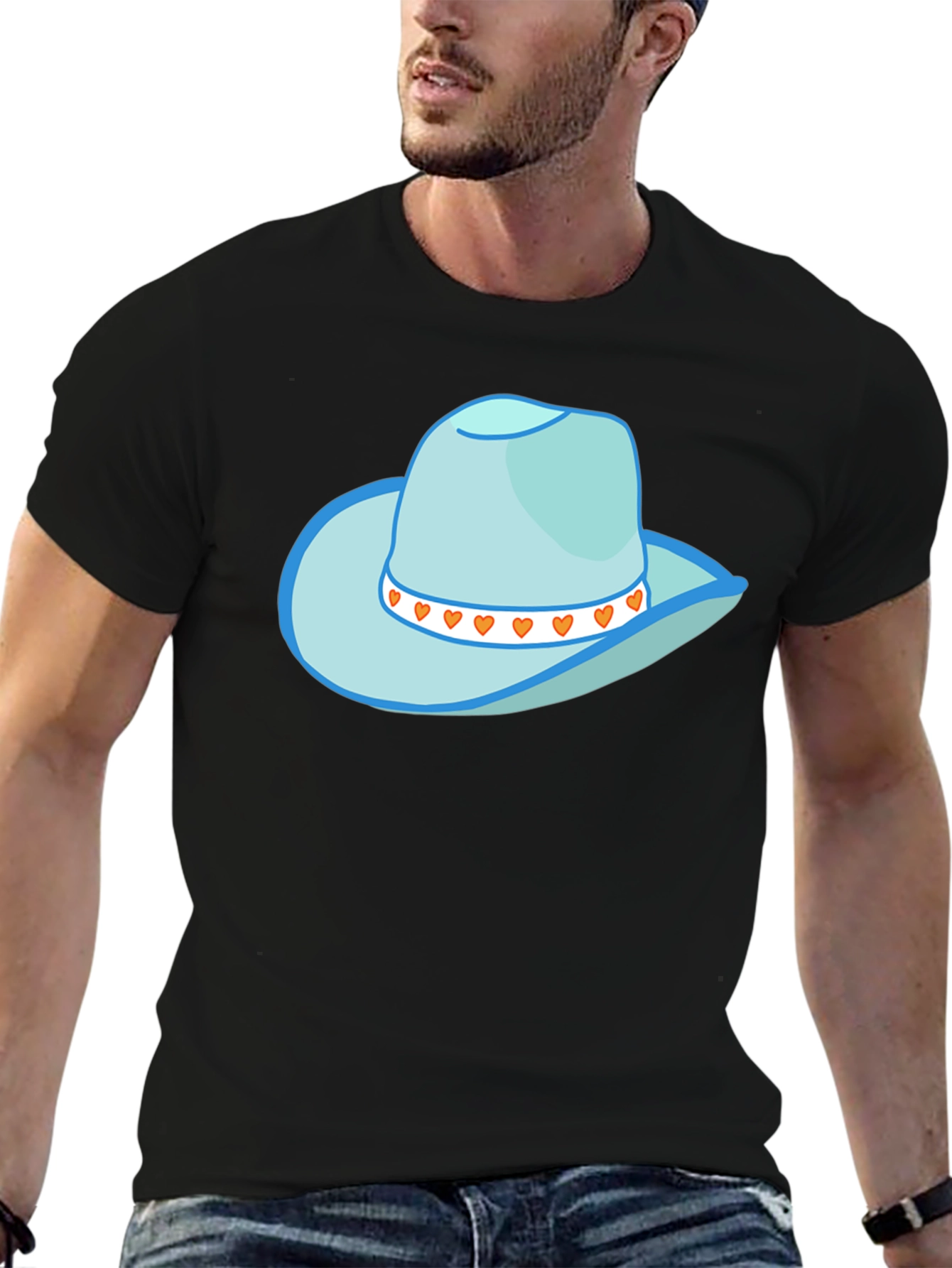 Cowboy Hat Graphic Tee - Stylish Western Style