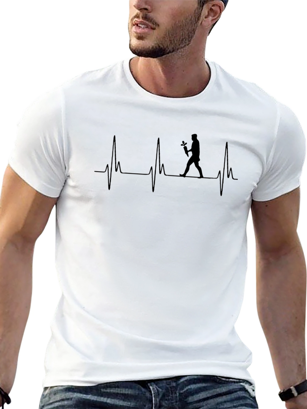 Gardener Heartbeat T-Shirt - Gardening Lover Tee
