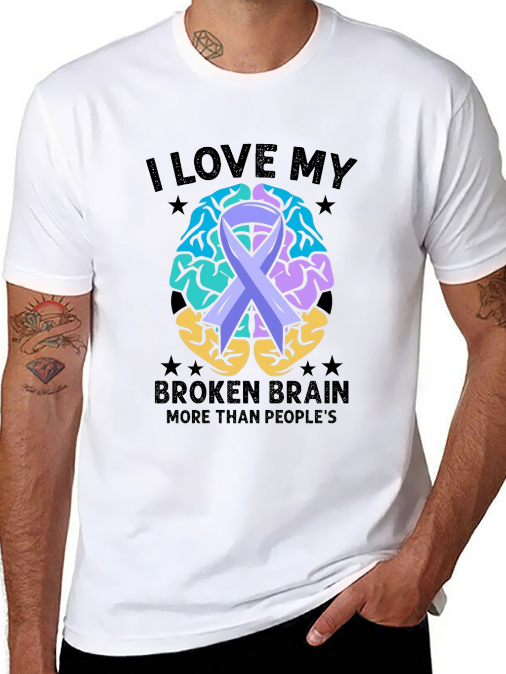 I Love My Broken Brain T-Shirt