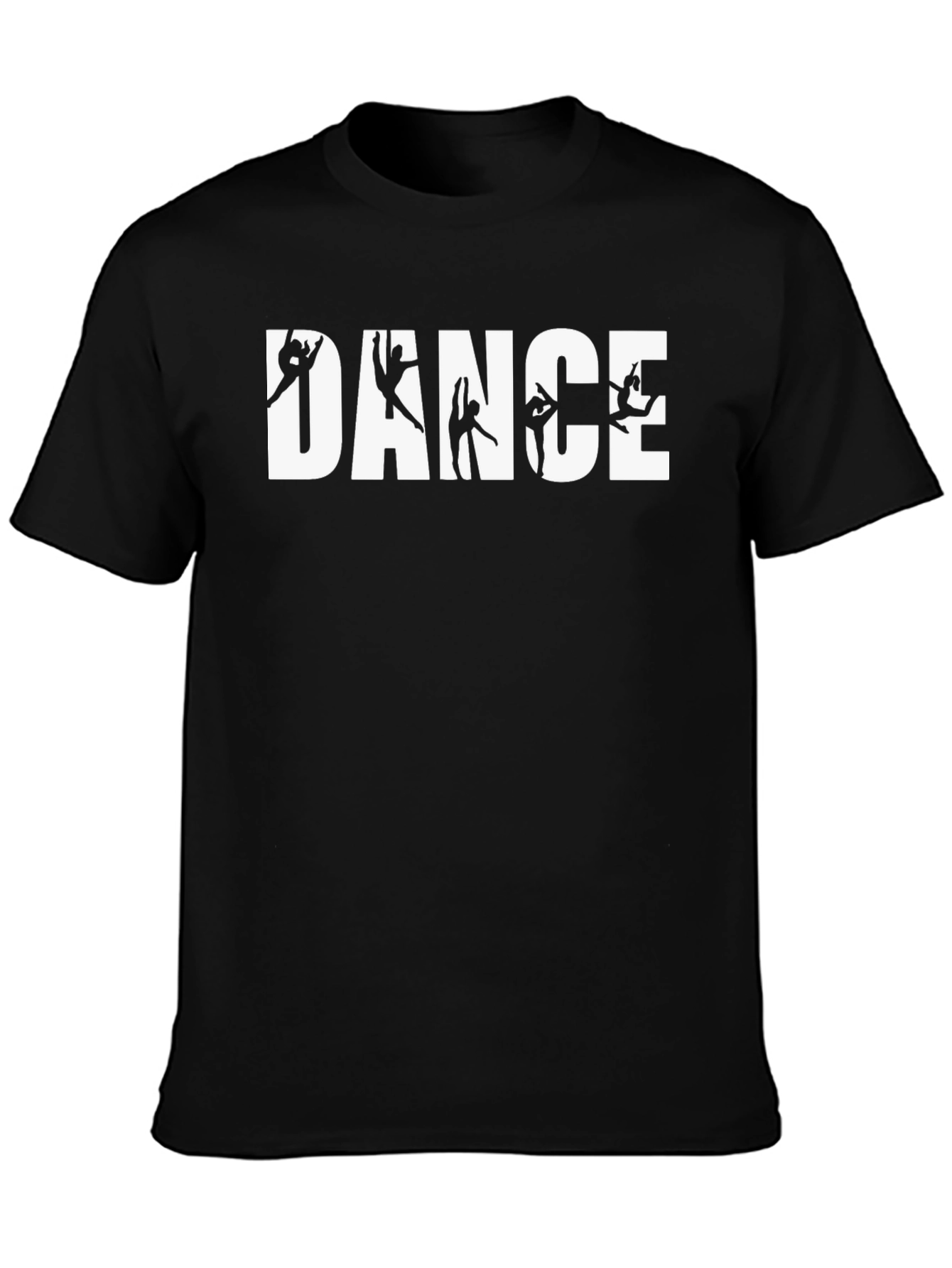 Dance Silhouette Graphic T-Shirt - Black
