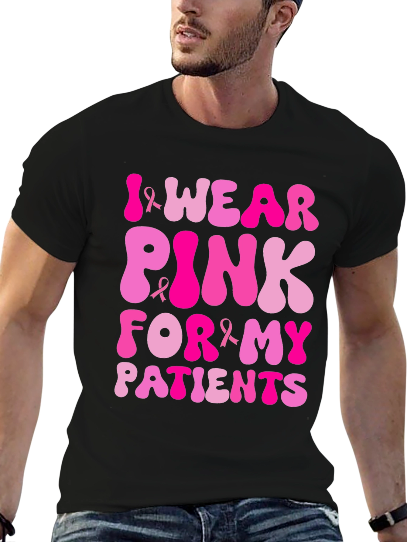 I Wear Pink For My Patients T-Shirt