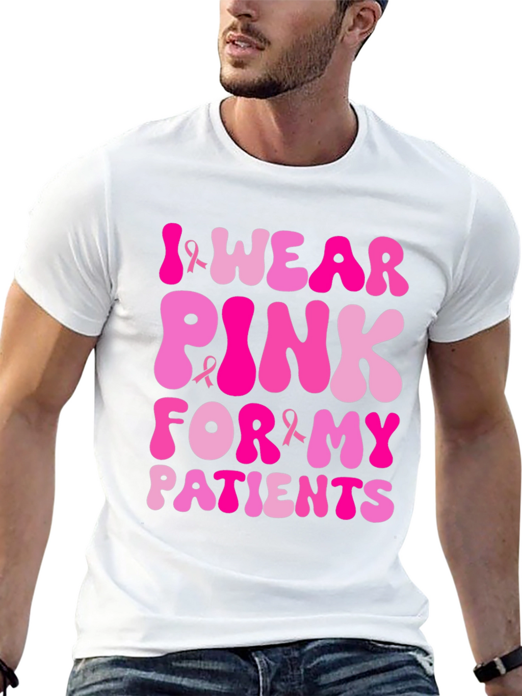 I Wear Pink For My Patients T-Shirt