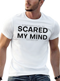 Scared of My Mind Graphic T-Shirt - Black