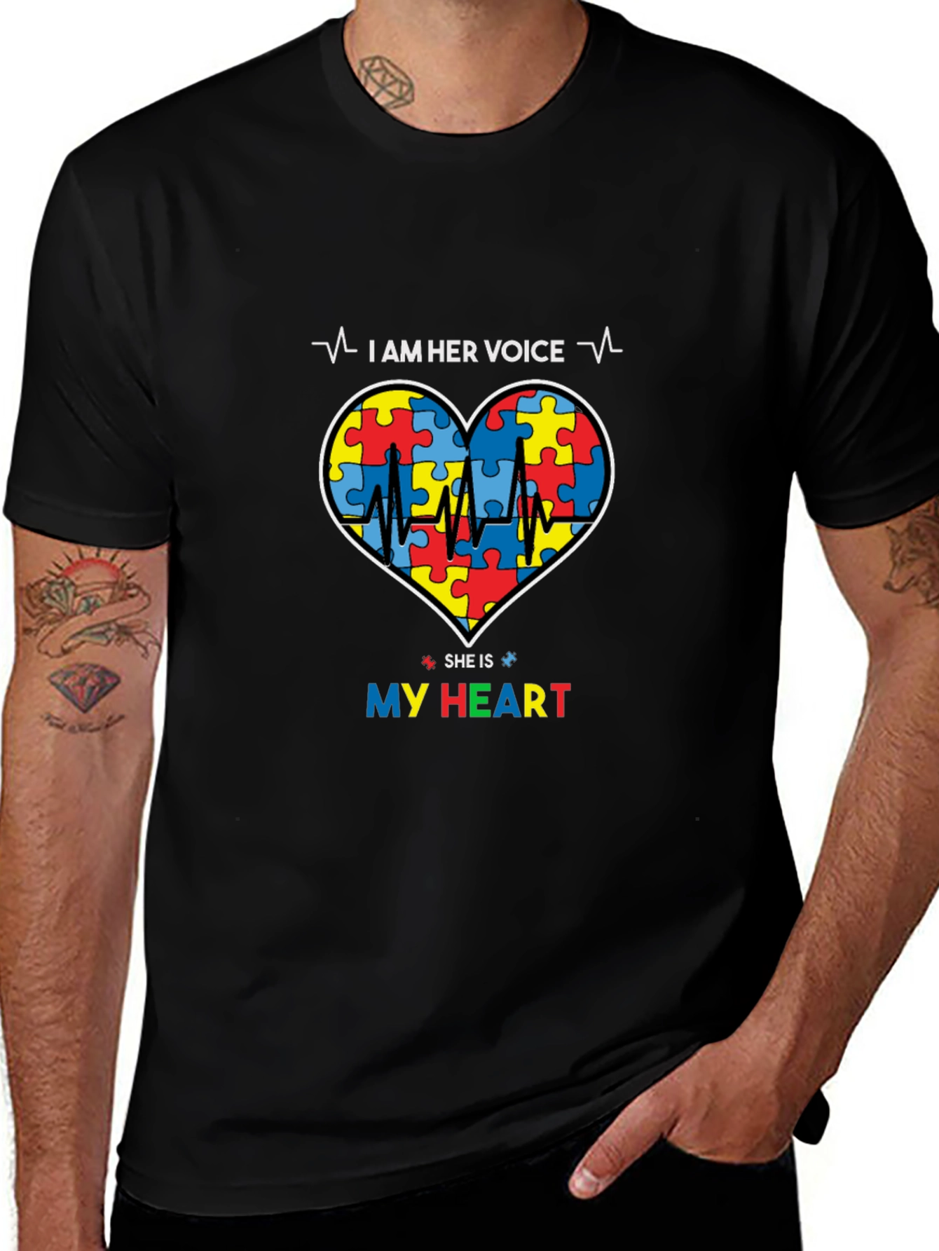 I Am Her Voice Autism Awareness T-Shirt