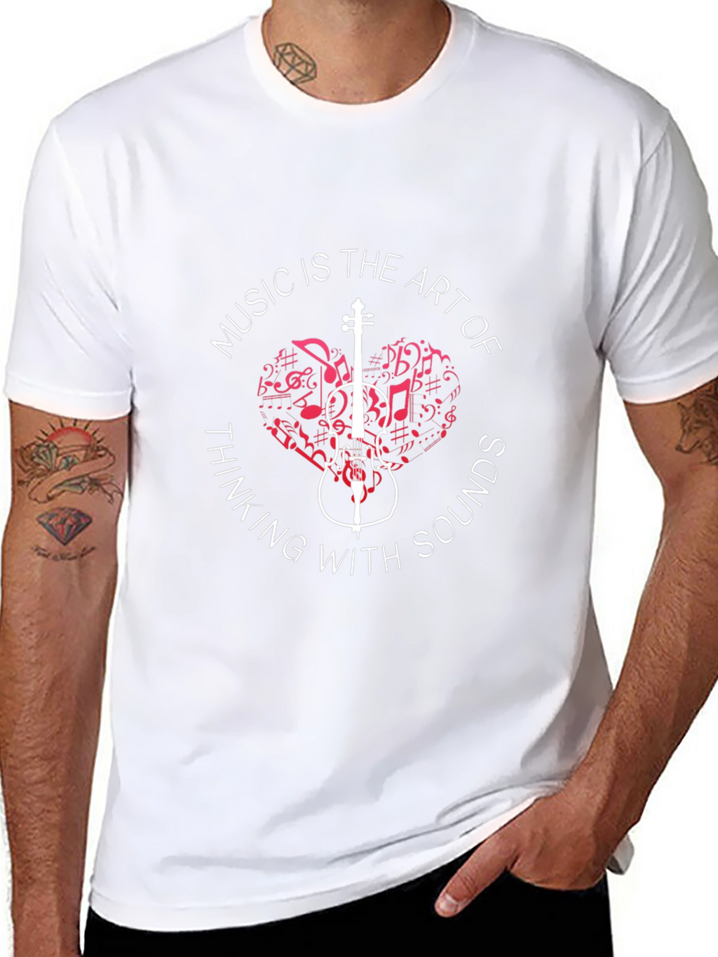 Music Art Sounds Graphic T-Shirt