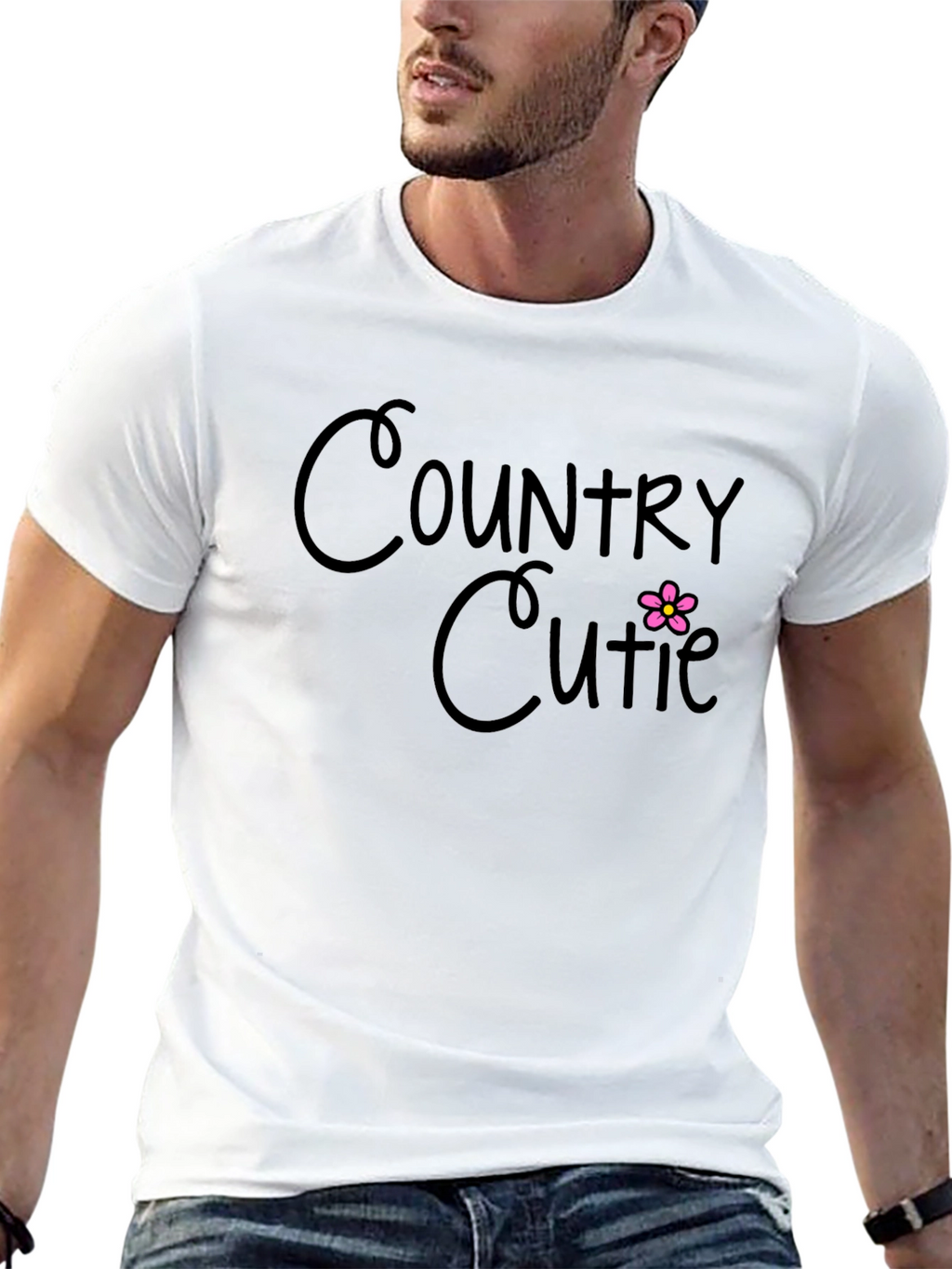 Country Cutie Black Graphic Tee