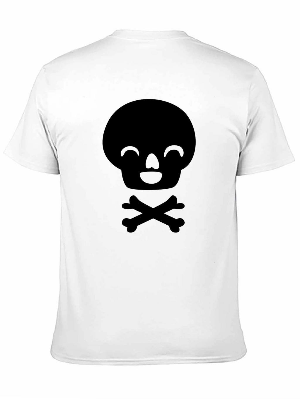 Skull & Crossbones Graphic Tee - Mens Black T-Shirt