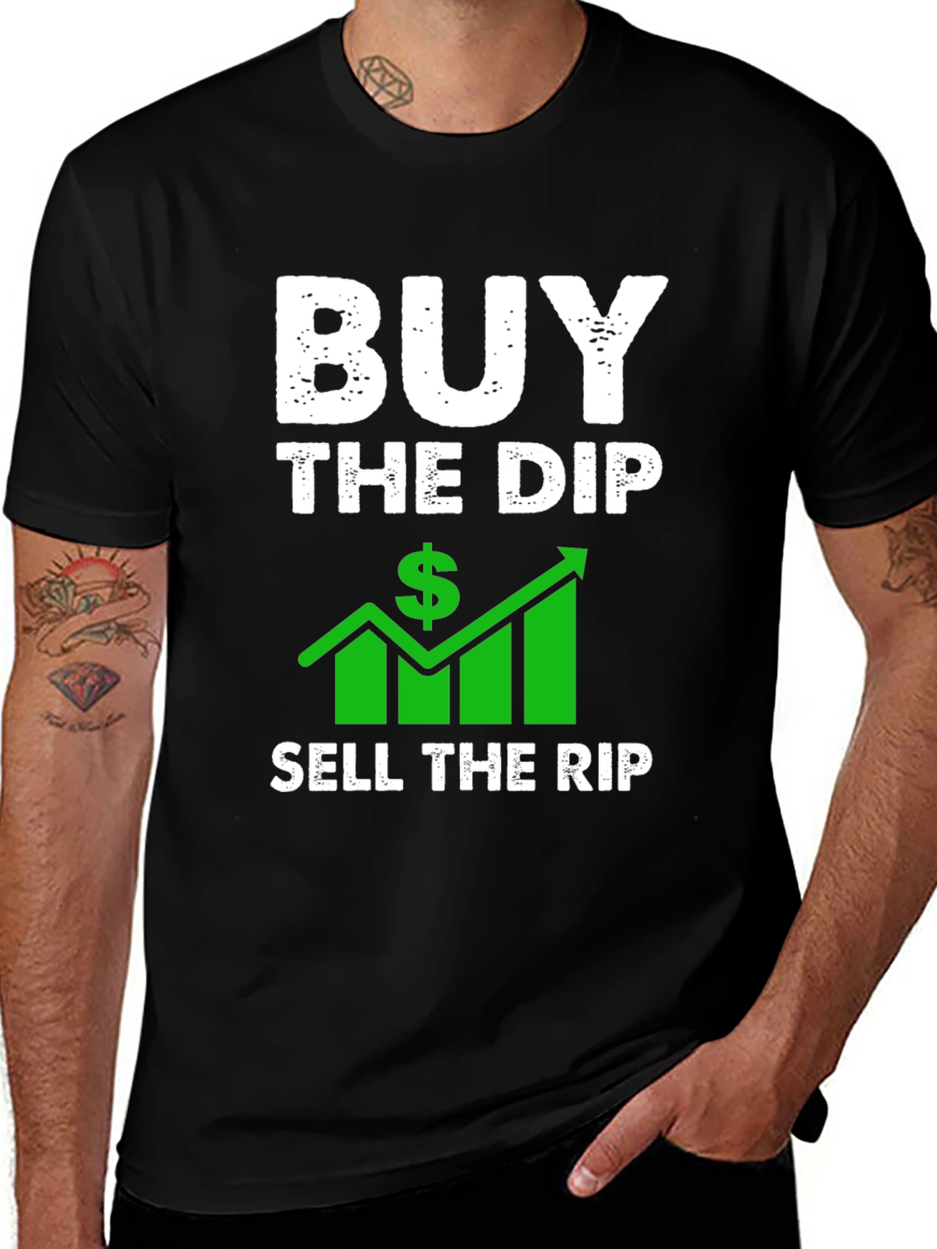 Buy the Dip Sell the Rip Graphic T-Shirt