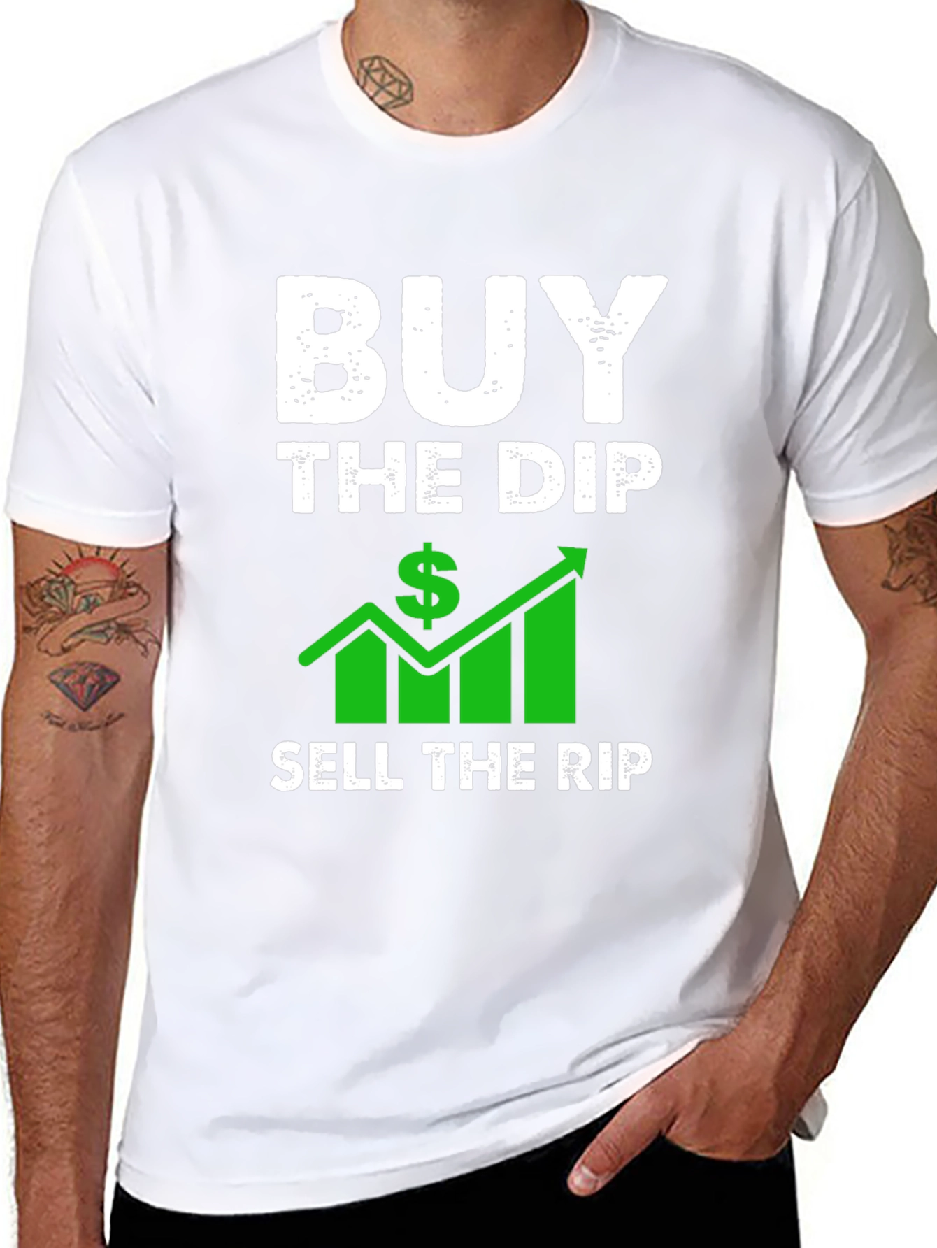 Buy the Dip Sell the Rip Graphic T-Shirt