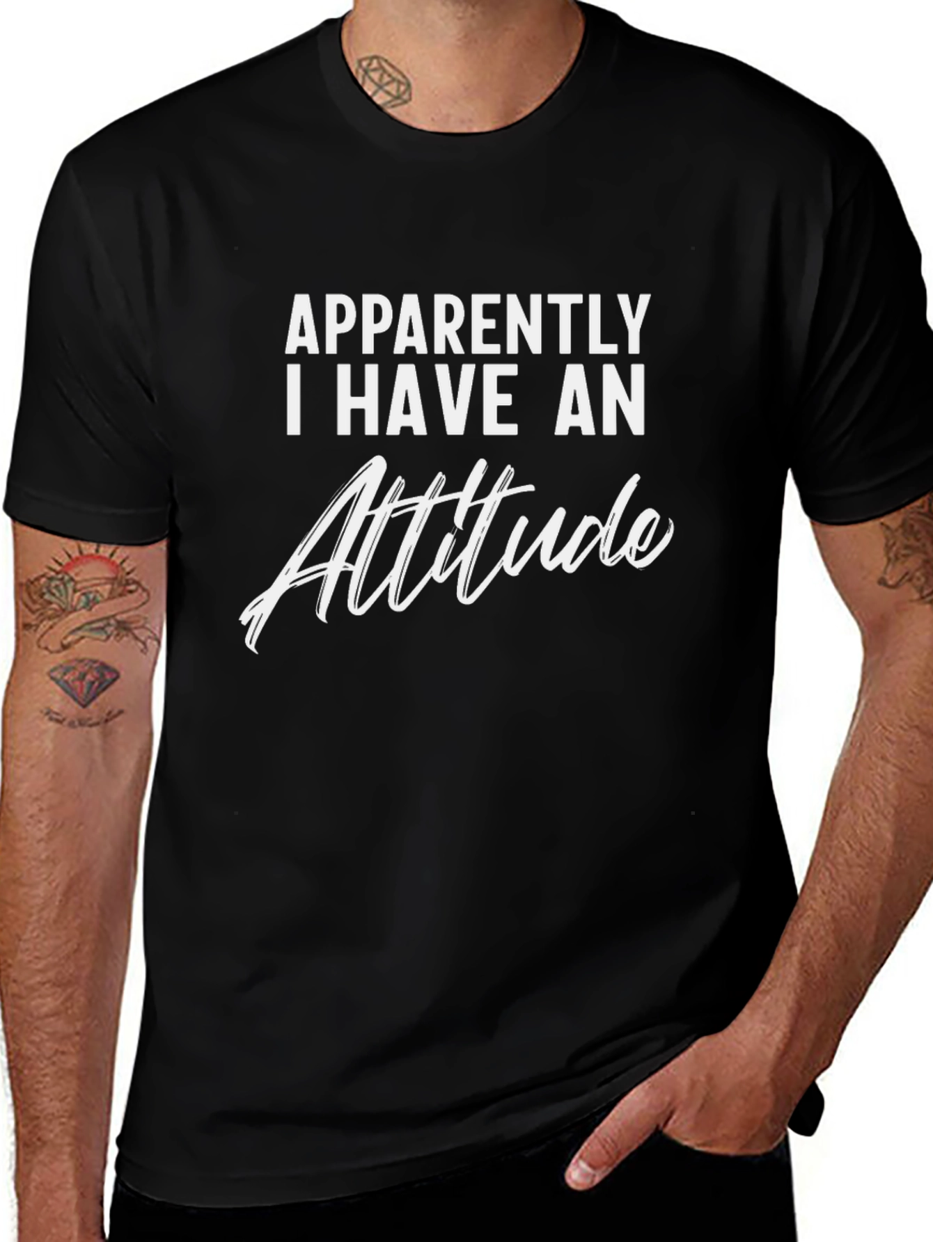 Apparently I Have An Attitude - Graphic Tee