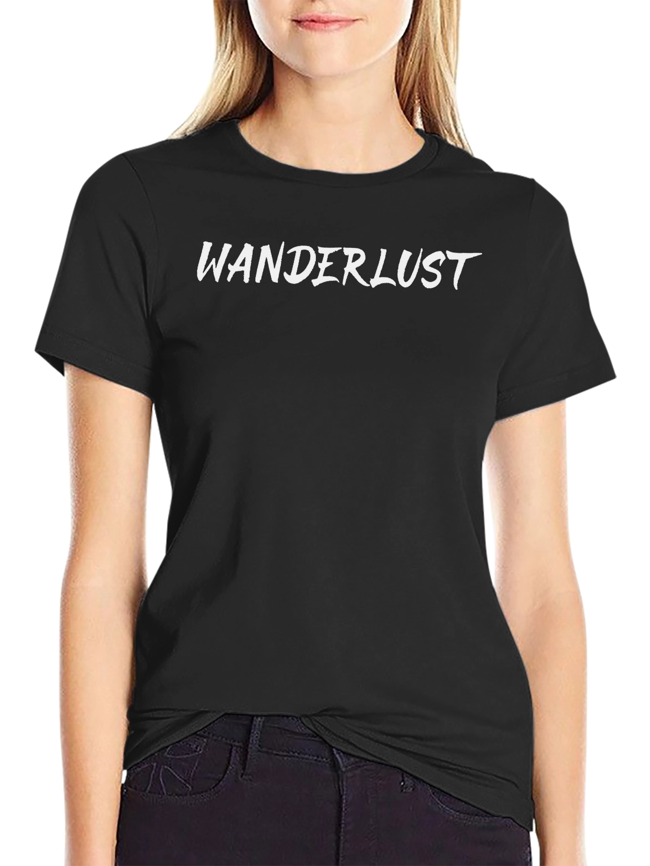 Wanderlust Graphic Tee - Black T-Shirt
