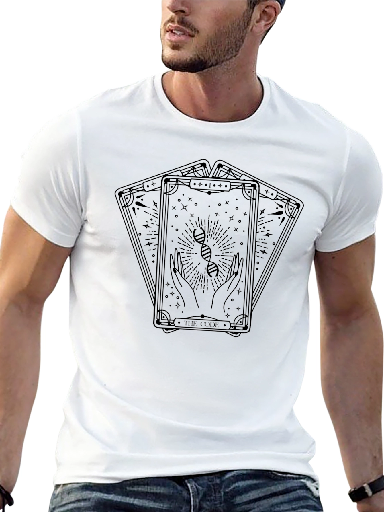 The Code Tarot Graphic Tee - Modern Mystery
