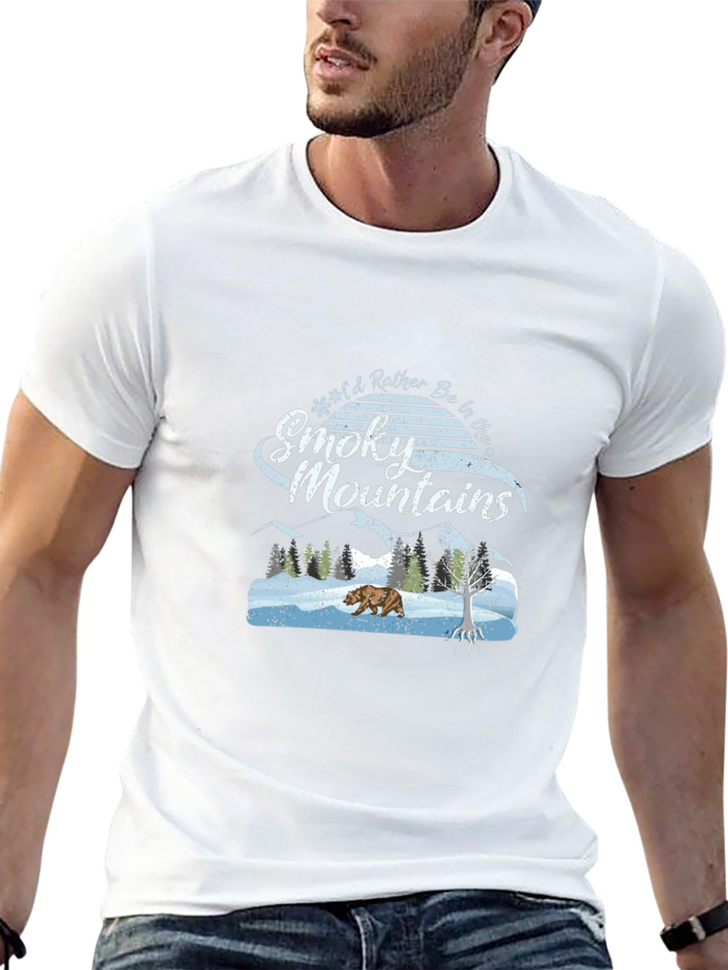 Smoky Mountains Graphic T-Shirt