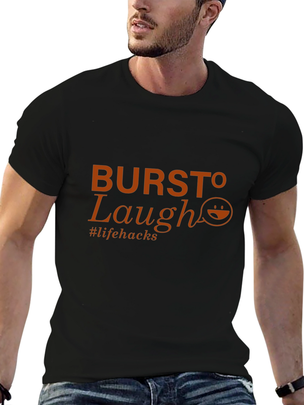 Burst To Laugh T-Shirt - Life Hacks Tee