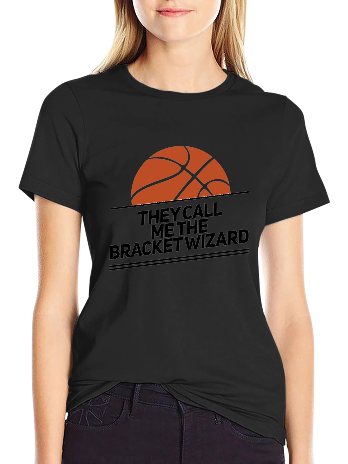 Bracket Wizard Basketball T-Shirt