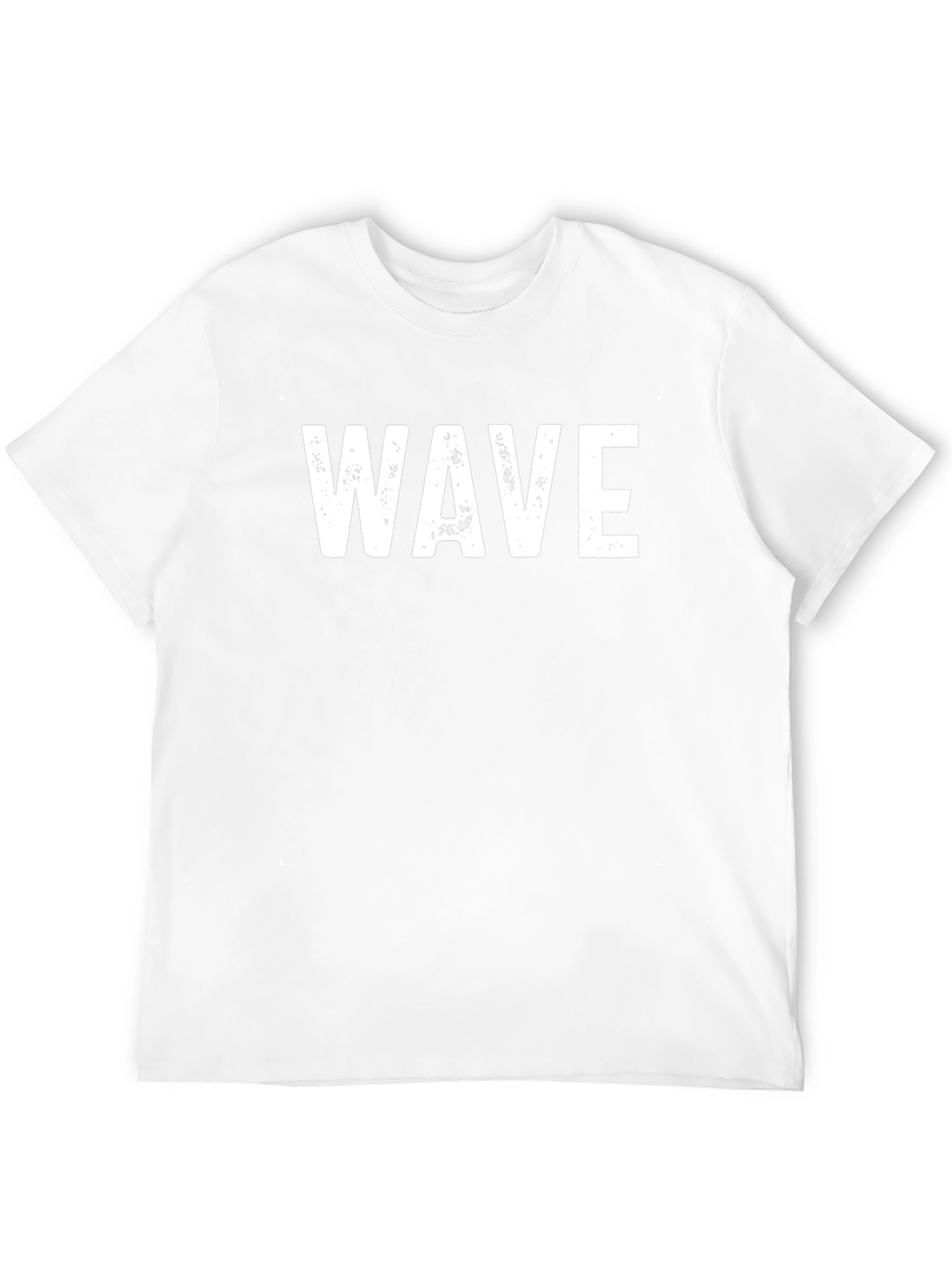 WAVE Graphic Print Black T-Shirt