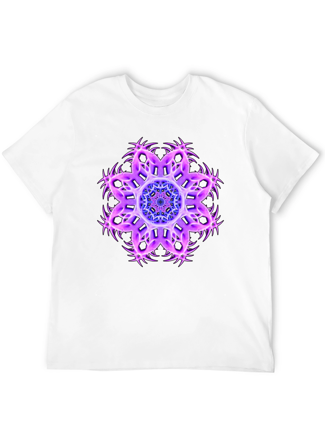 Cosmic Bloom Black Tee