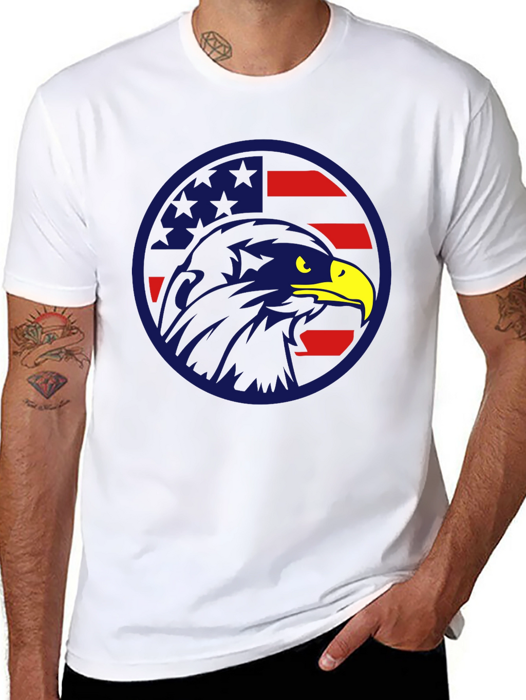 American Eagle T-Shirt - Patriotic Design
