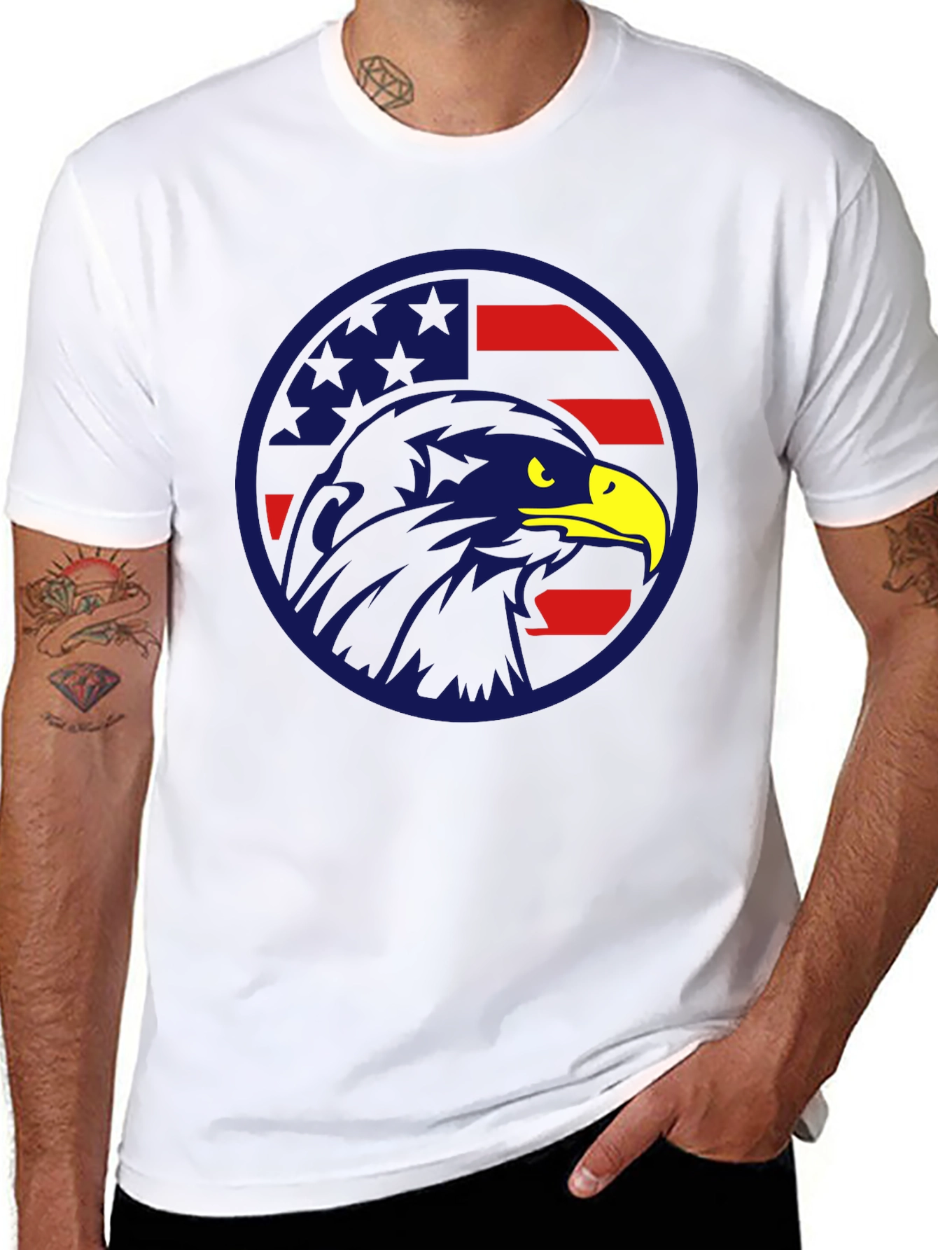 American Eagle T-Shirt - Patriotic Design