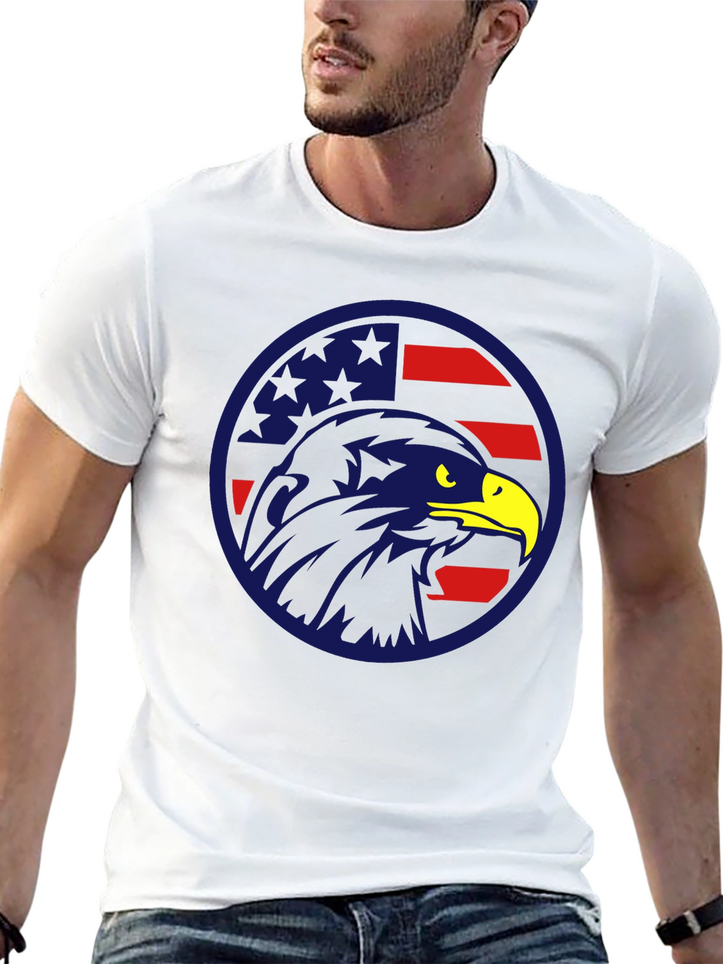 American Eagle T-Shirt - Patriotic Design