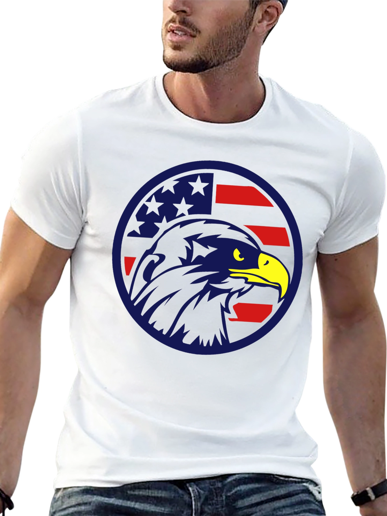 American Eagle T-Shirt - Patriotic Design