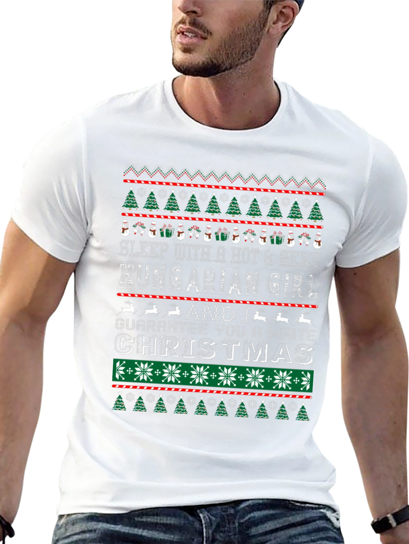 Funny Christmas Hungarian Girl T-Shirt