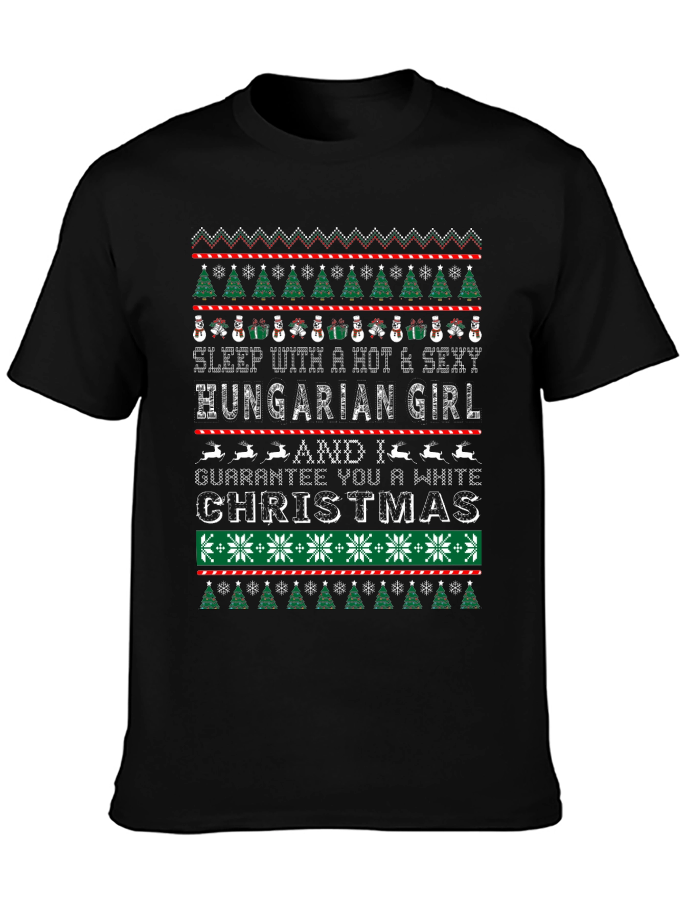Funny Christmas Hungarian Girl T-Shirt