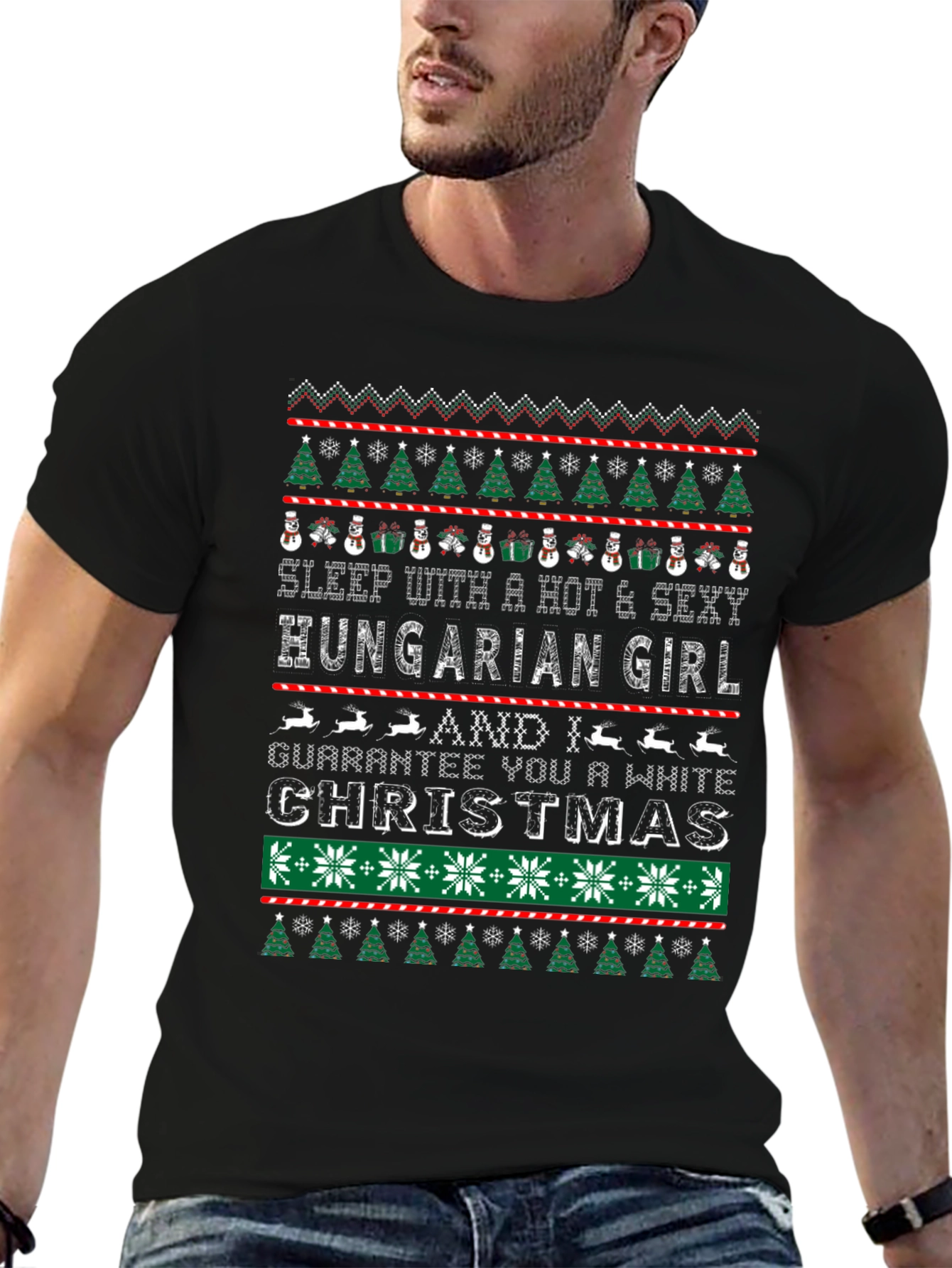 Funny Christmas Hungarian Girl T-Shirt