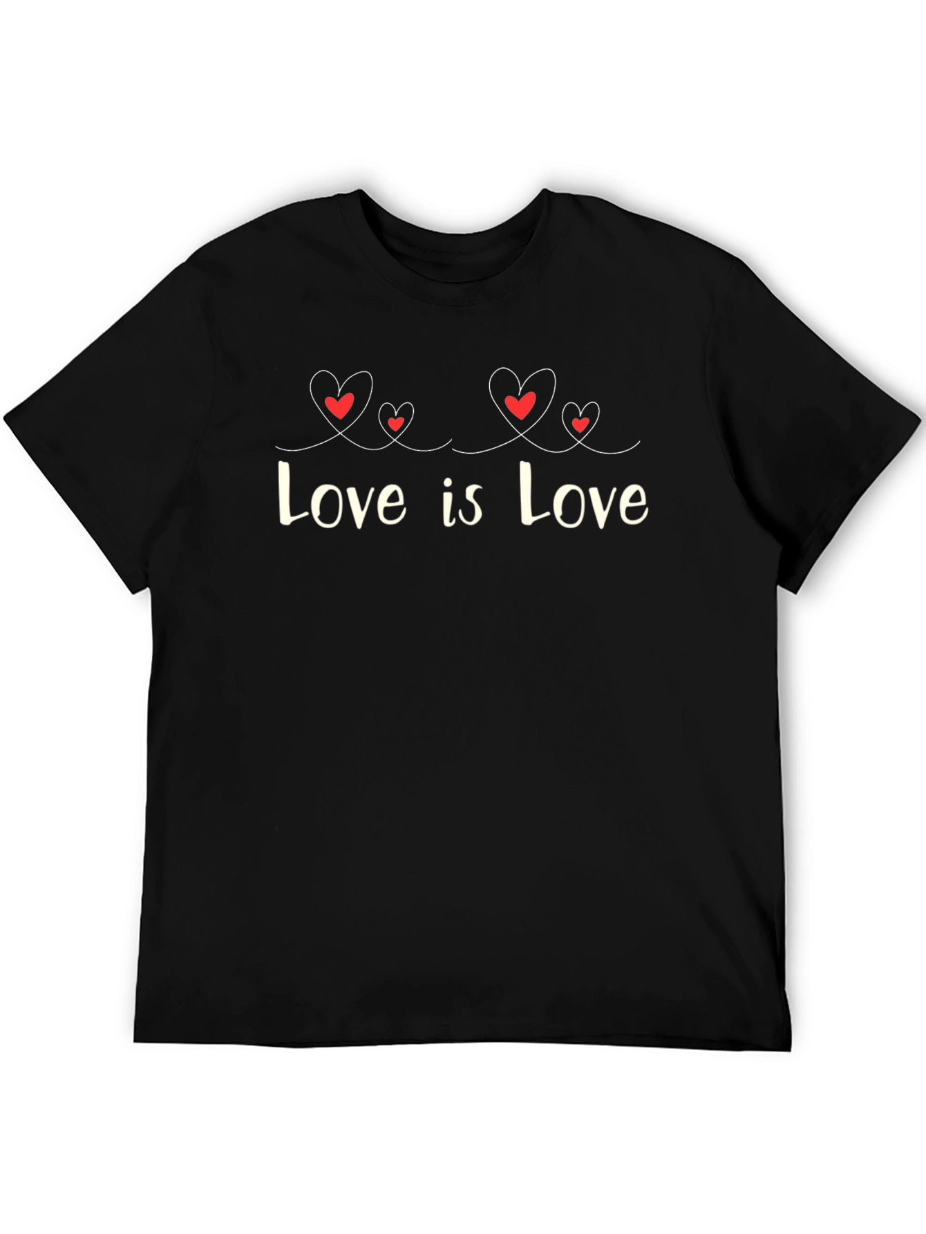 Love is Love T-Shirt - Heart Design