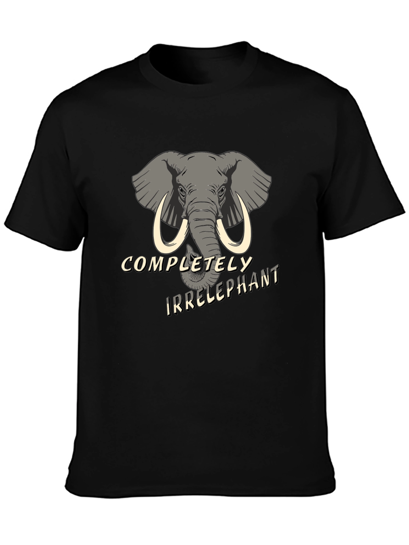 Irrelephant Graphic Tee - Hilarious Elephant Humor Shirt