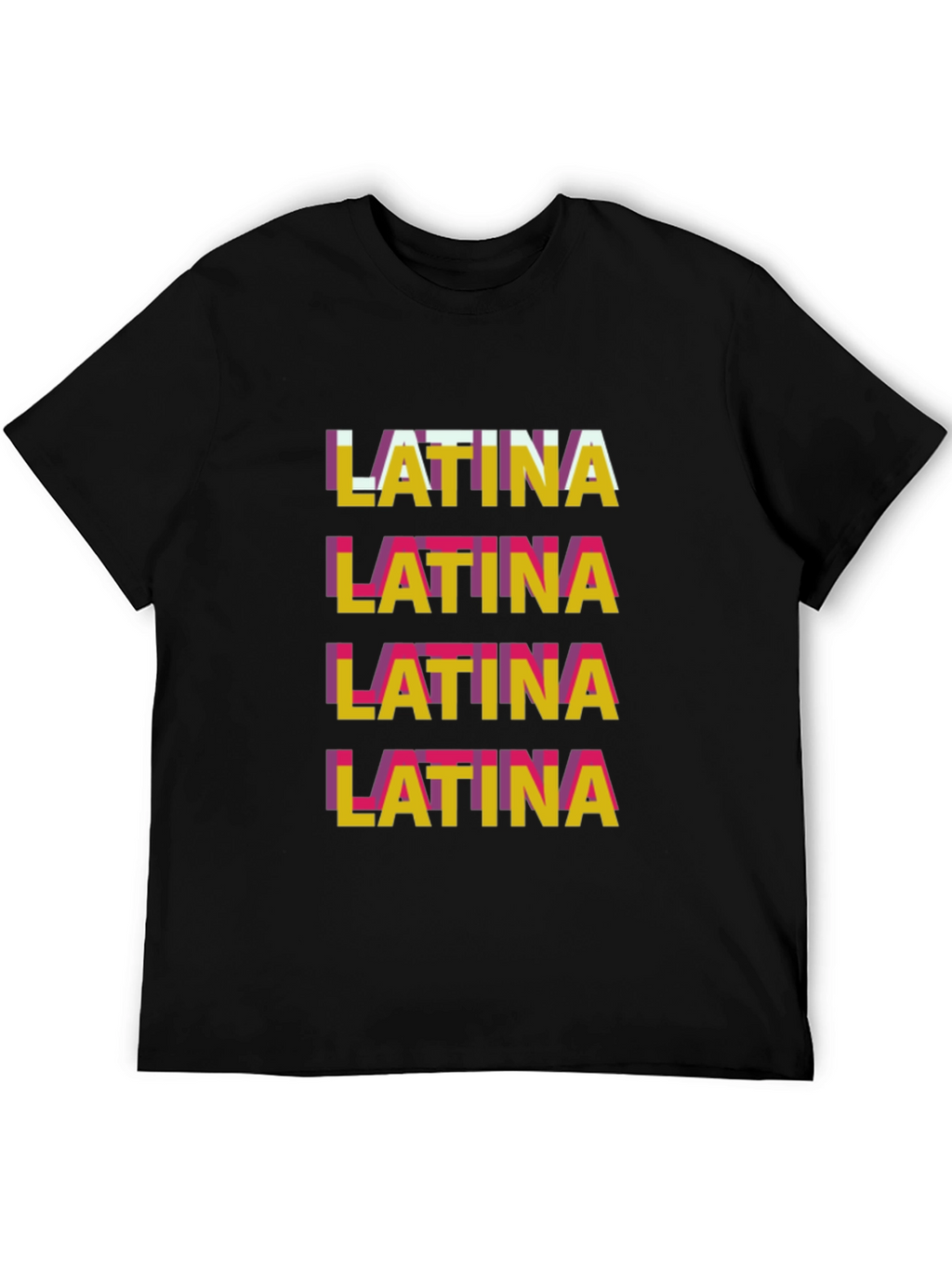 Latina Graphic Tee - Stylish Word Art T-Shirt