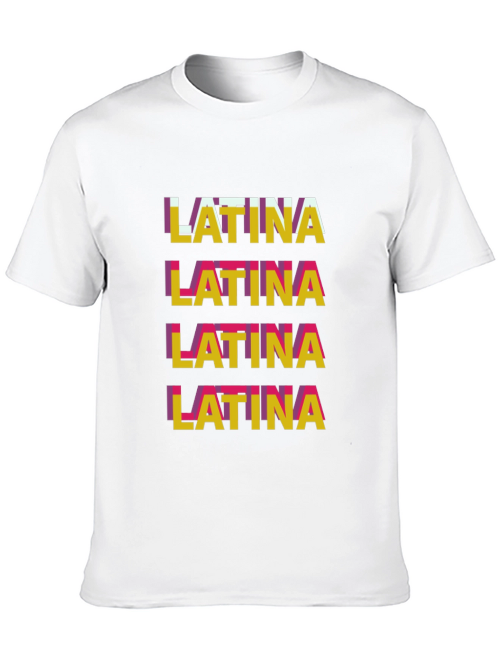 Latina Graphic Tee - Stylish Word Art T-Shirt