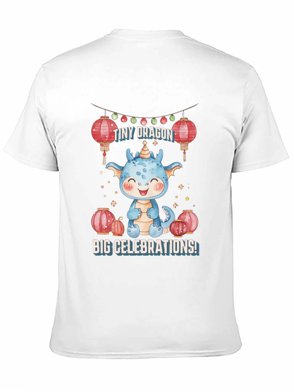 Cute Dragon Celebrations Graphic Tee