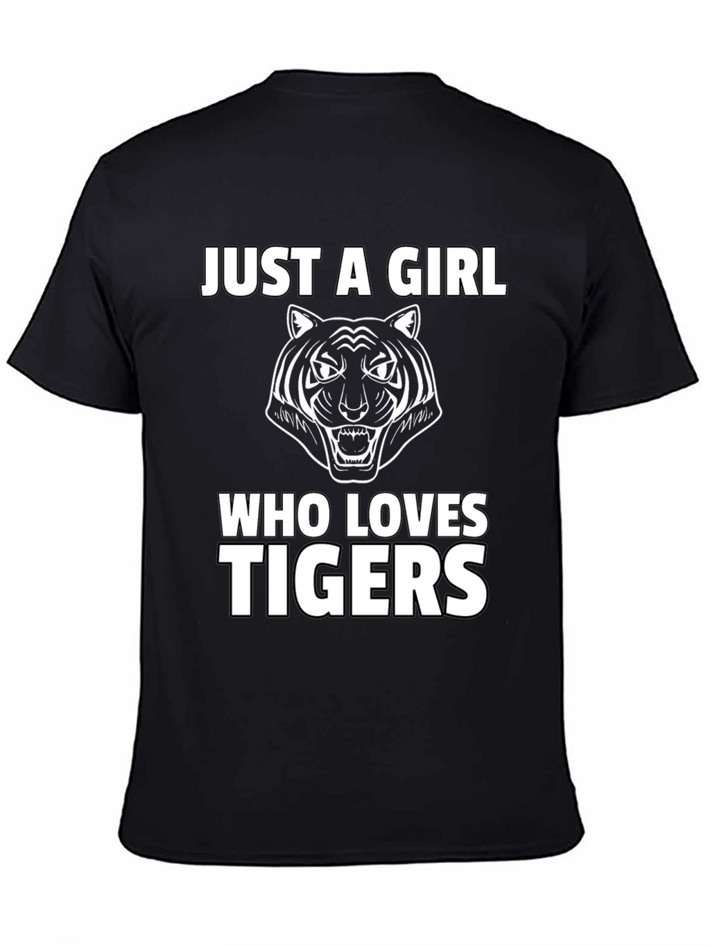 Just A Girl Who Loves Tigers Graphic Tee