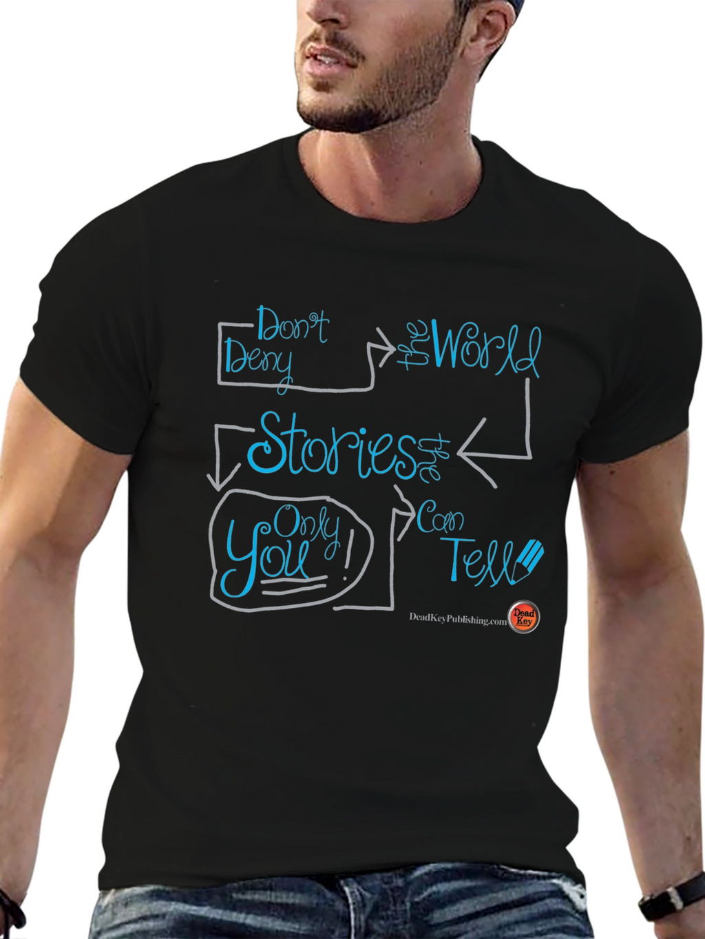 Inspirational Graphic T-Shirt - Tell Your Stories