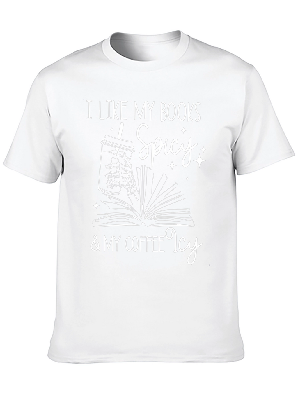 Spicy Books & Icy Coffee Graphic Tee