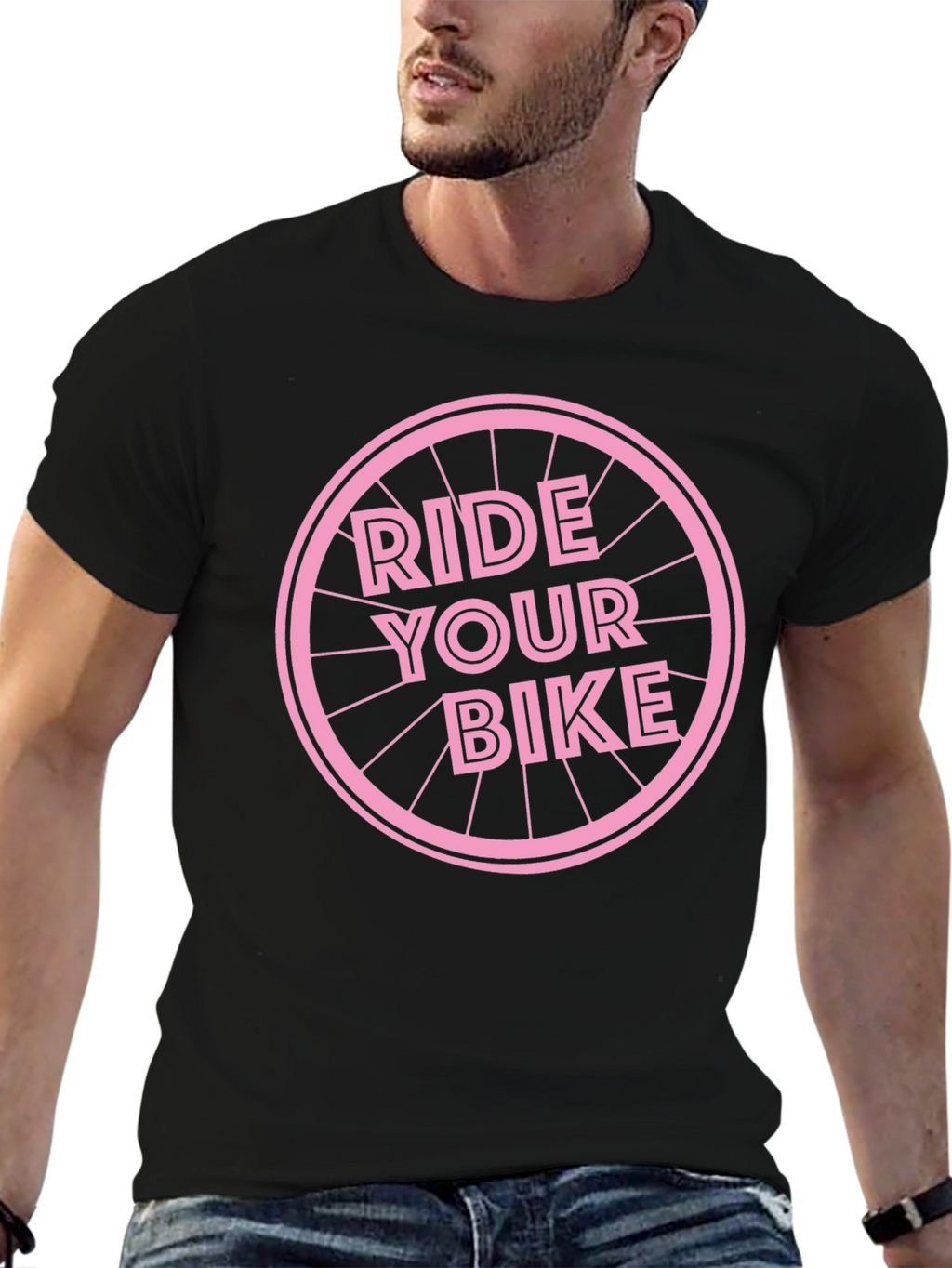 Ride Your Bike Graphic Tee - Black