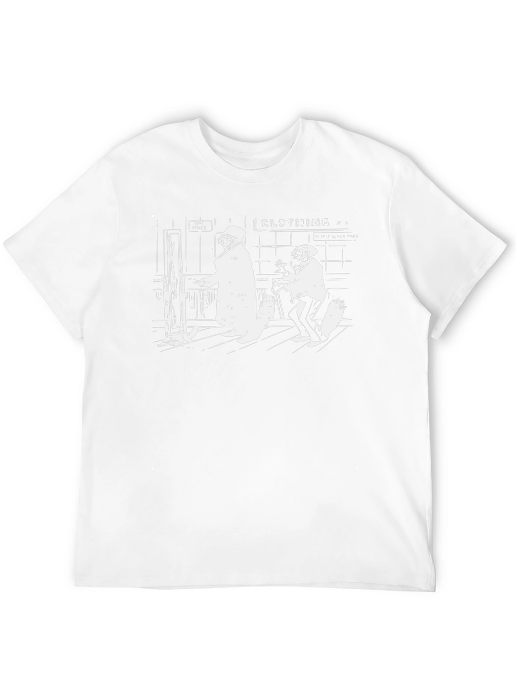 Retro Comedy Black T-Shirt