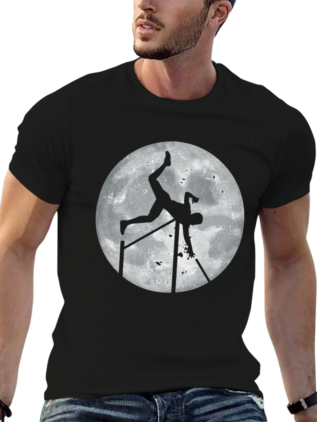 Silhouette Moon High Jump T-Shirt