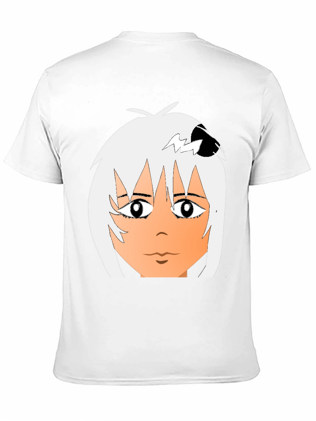 Anime Style Graphic Tee - Cool Black T-Shirt