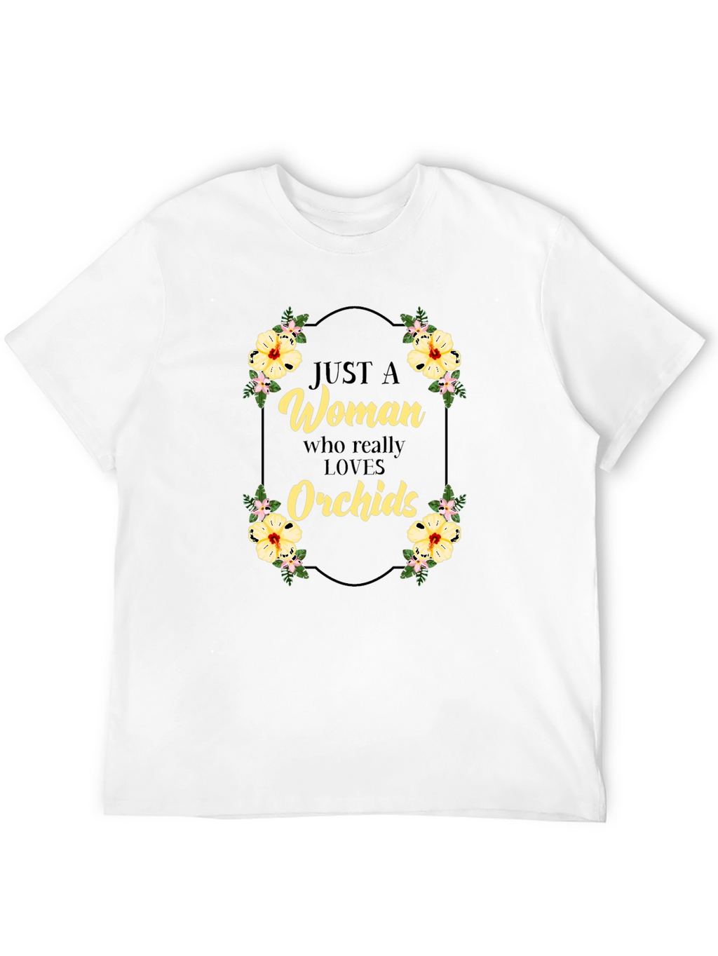 Orchid Lover T-Shirt - Floral Graphic Tee