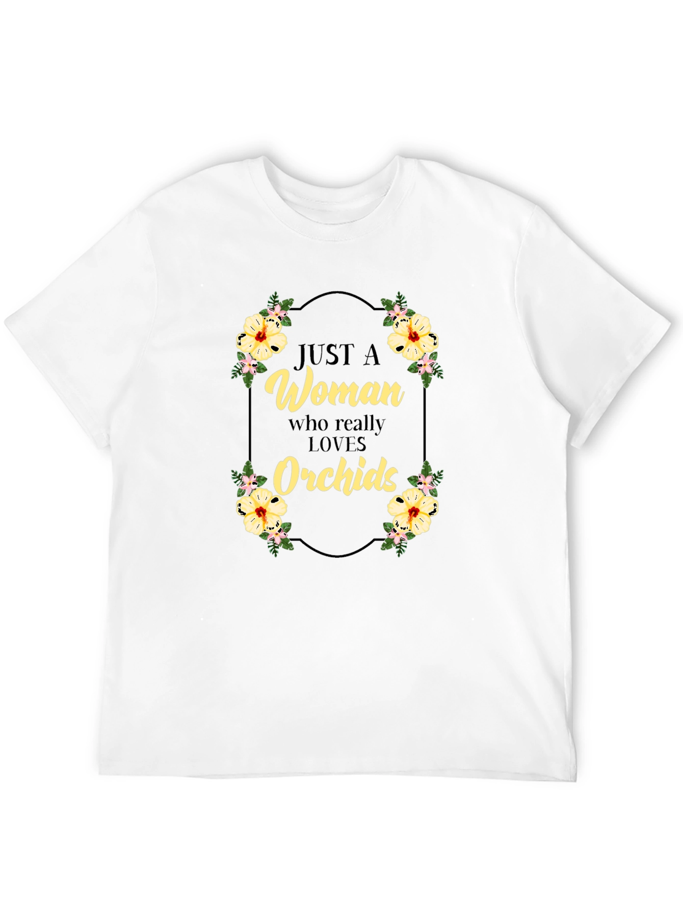Orchid Lover T-Shirt - Floral Graphic Tee