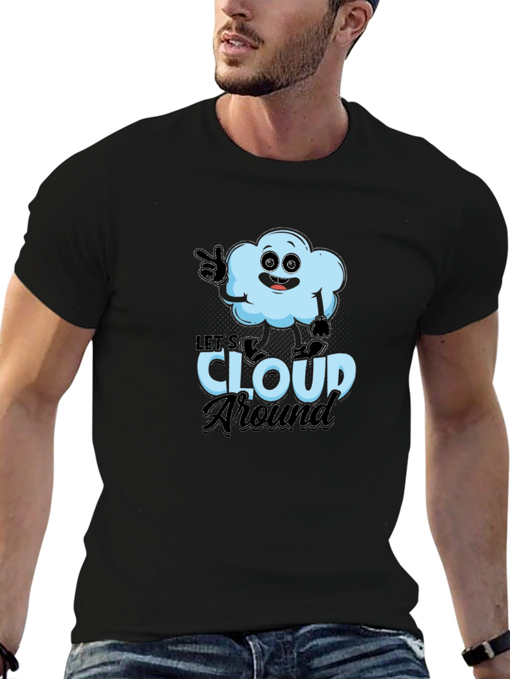 Lets Cloud Around T-Shirt - Funny Weather Tee